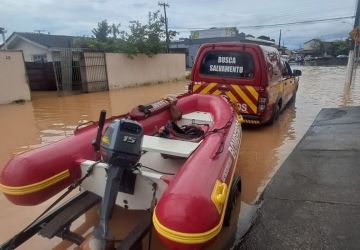 Chuvas deixam 781 desabrigados em Santa Catarina