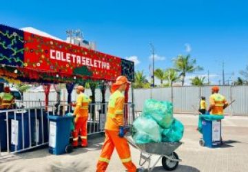 Alurb Maceió retira mais de 3,7 toneladas de recicláveis durante a realização do Verão Massayó