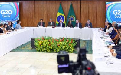 G20: Lula promete entregar propostas da sociedade a chefes de Estado