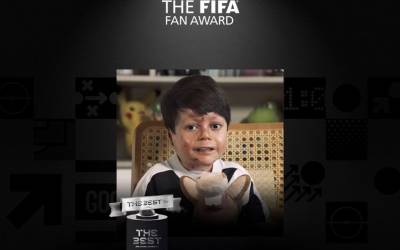 Fifa The Best: Vascaíno, menino Gui vence prêmio de torcedor do ano