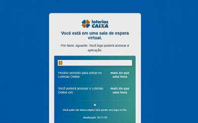 Mega da Virada: site Loterias Caixa tem fila de espera para apostar