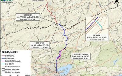 Principal ligação entre RJ e MG, BR-040 será relicitada em 30 de abril