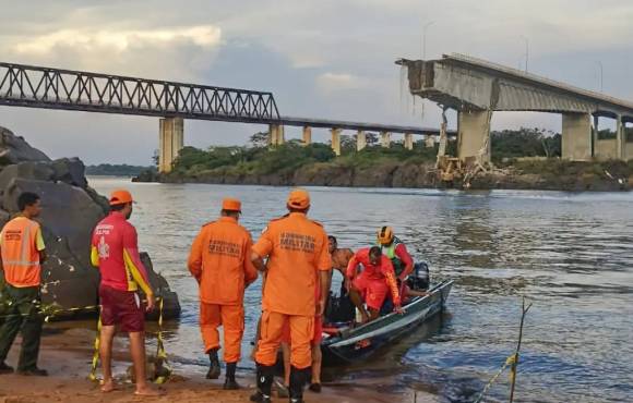 Ponte entre Tocantins e Maranhão desaba; uma morte é confirmada