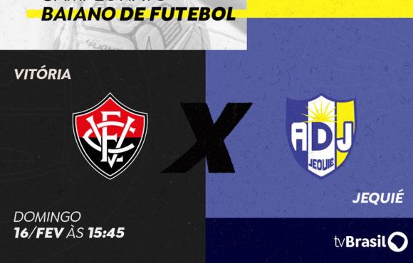 TV Brasil transmite Vitória x Jequié no domingo pelo Campeonato Baiano