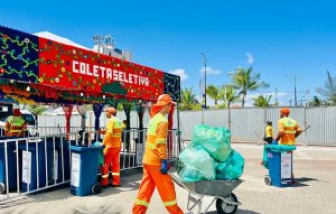 Alurb Maceió retira mais de 3,7 toneladas de recicláveis durante a realização do Verão Massayó